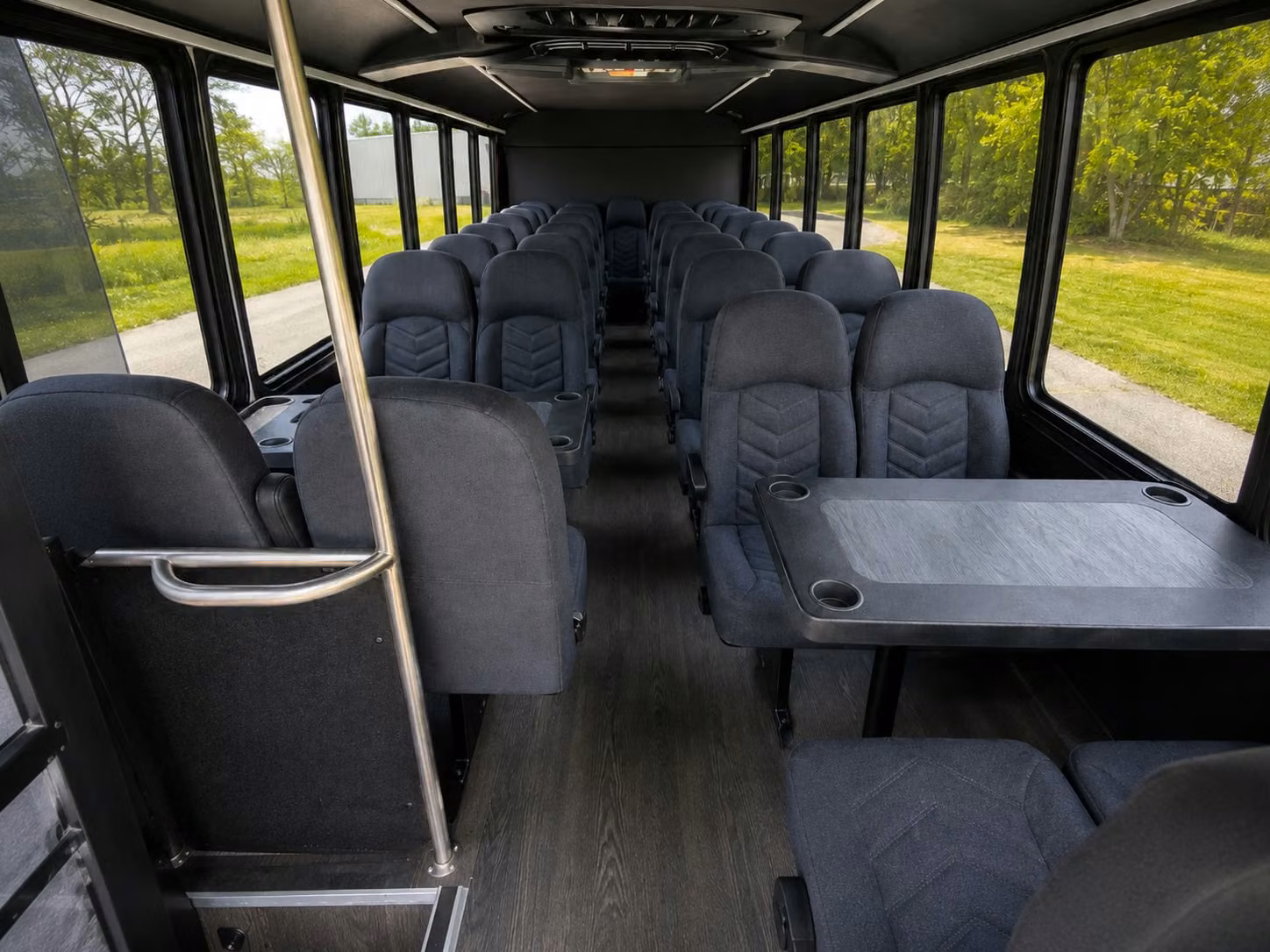 15 passenger minibus inside