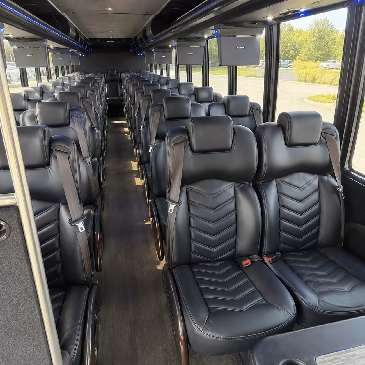 25 passenger minibus interior