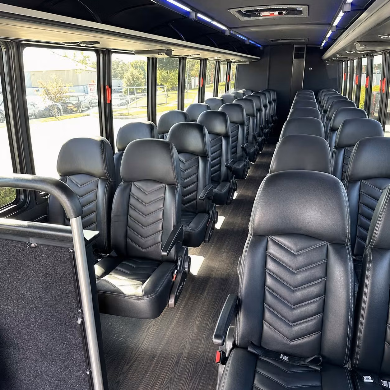 28 passenger minibus inside
