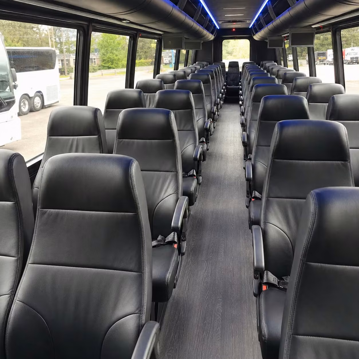 30 passenger minibus inside