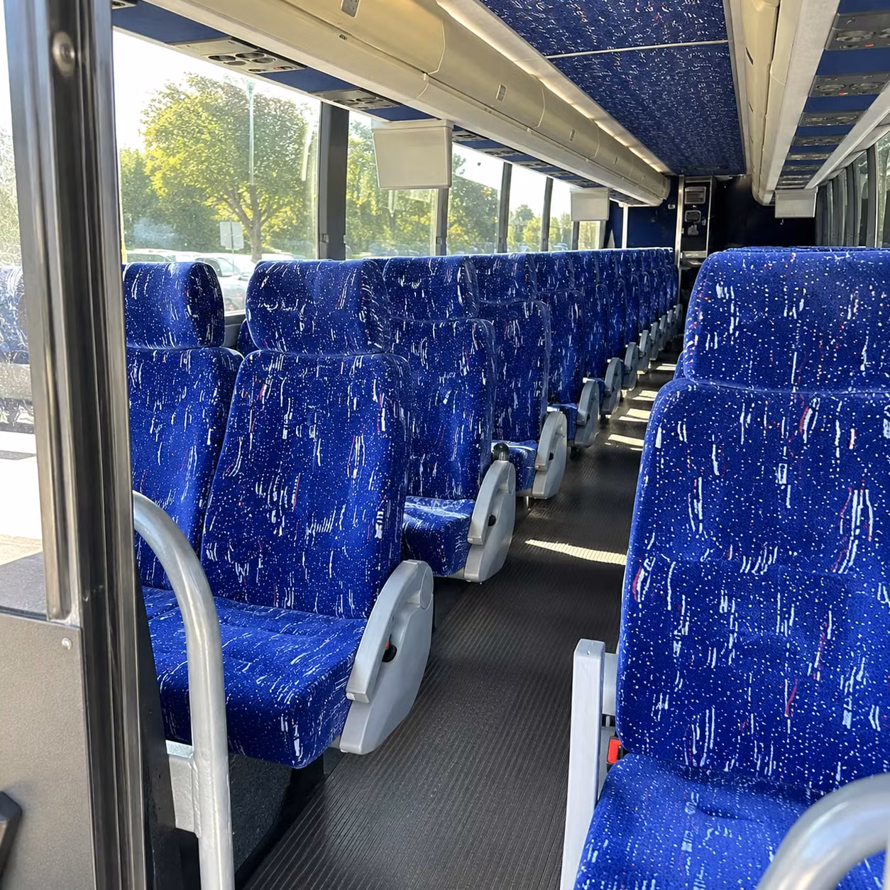 sandy springs charter bus interior