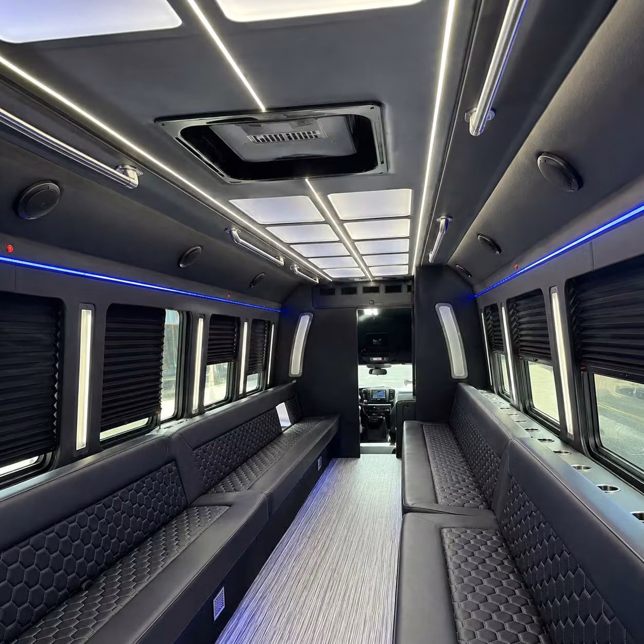 sandy springs prom groups love riding together on a party bus